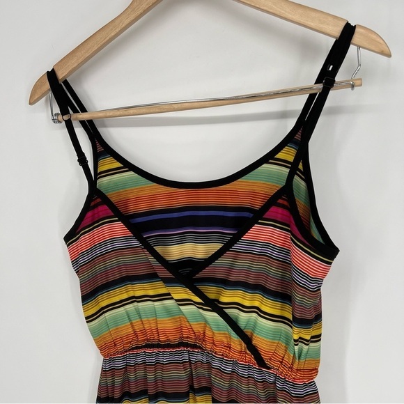 Athleta Havana‎ Rainbow Stripe Midi Sundress - Picture 12 of 15